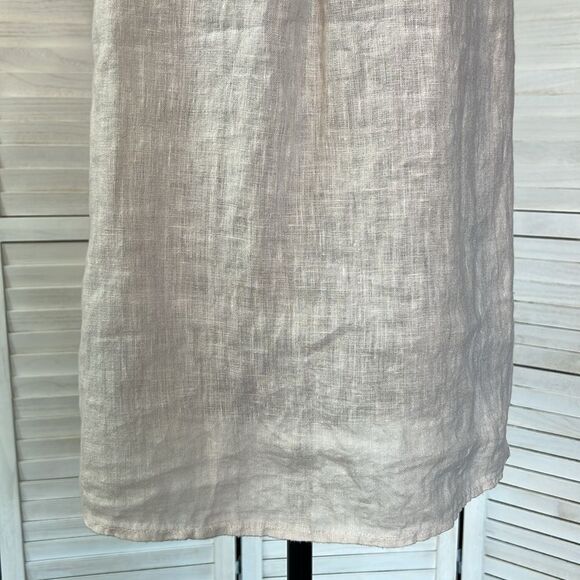 3/$25 Valentina Naldi Linen Sleeveless Tank Top Small - Picture 7 of 9